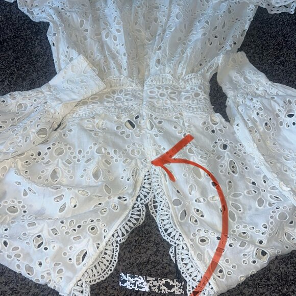 ASOS EDITION White Lace Midi Dress - New With Tags - Sz 4 - Picture 4 of 4